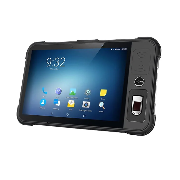 Chainway P80 8 ''IP65 4G WIFI Tableta industrial OEM NFC HF UHF RFID Lector PDA