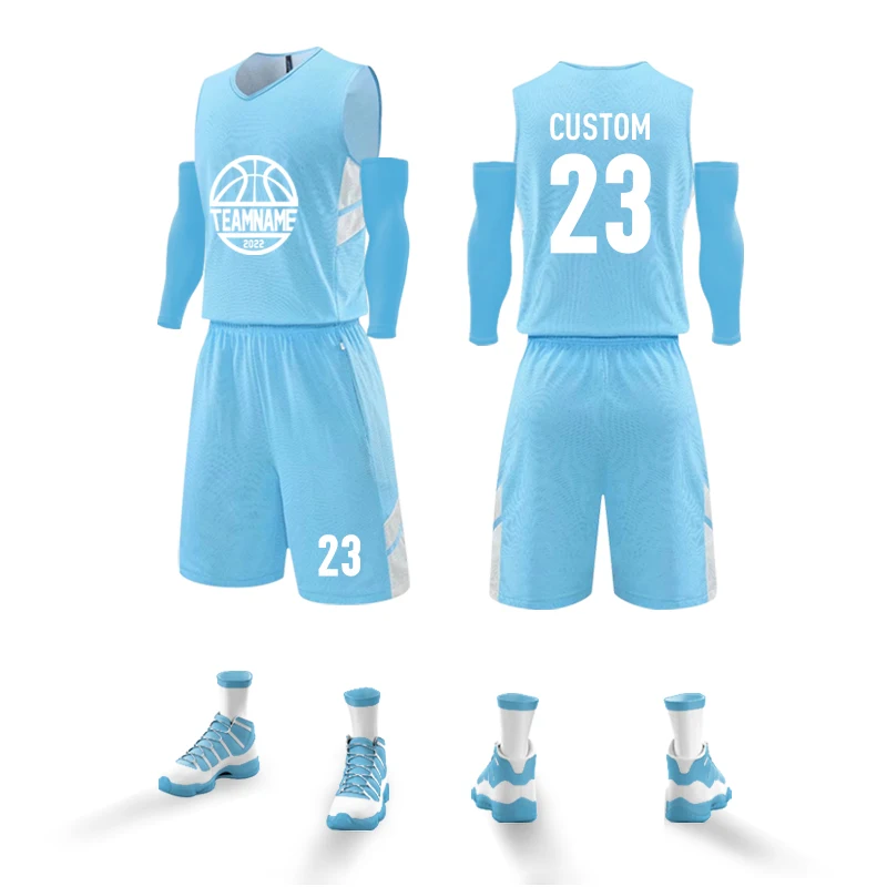 Oem Sportswear Cheap Mesh Reversible Youth Basketball Jerseys
