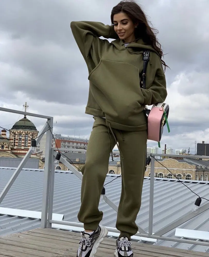Big Pocket Hoodie Sweatshirt Tracksuits 