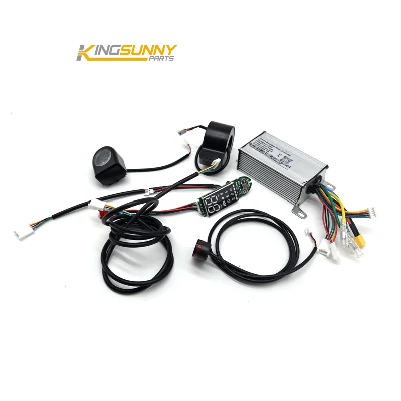 Contrôleur 36V 350W Trottinette Kit Complet Contrôleur Scooter électrique 36V 350W - Avec Tableau De Bord Et Poignées Commande Trottinette