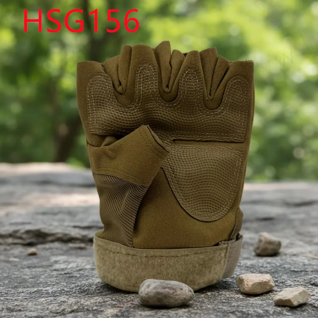 ZYF,Physical Training Hand protection Debris Resistant Tactical Gear Gloves Forestry Logging Coyote Color Combat Gloves HSG156