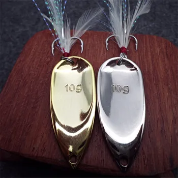Smooth Surface Holographic Cicada Metal Spoon Lure, Ultralight Freshwater Spoon for Topmouth Culter, Bleak and Bass – Metal Jig – view 2
