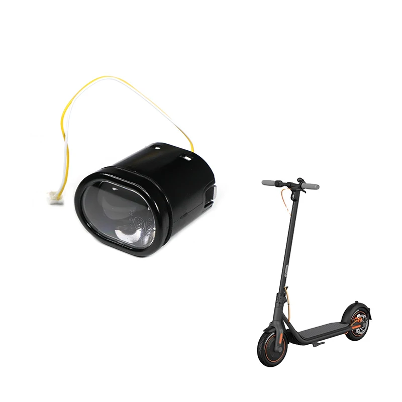 Ridefixing Original Electric Headlight Għal Ninebot F20/F25/F30/F40 Electric Scooter Lampi Frontal Led Dwal KickScooter Partijiet