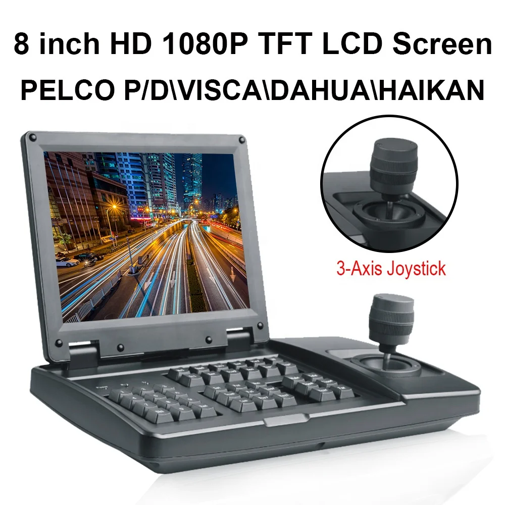 RS485 LCD Display - CCTV Keyboard Controller for PTZ Cameras