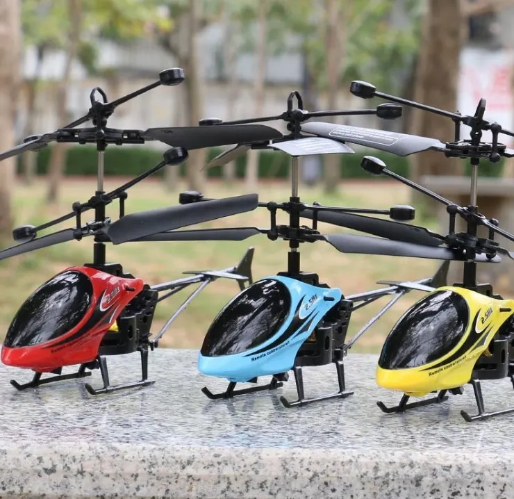 RC mini helicopter model with color light Remote Control flying toy plane easy to fly mini rc helicopter