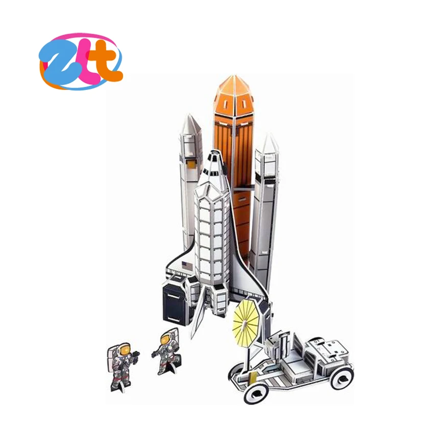 3D Puzzles DIY Space Shuttle Discovery Toys Children/Adult Jigsaw Puzzle !Fr-Sh! 