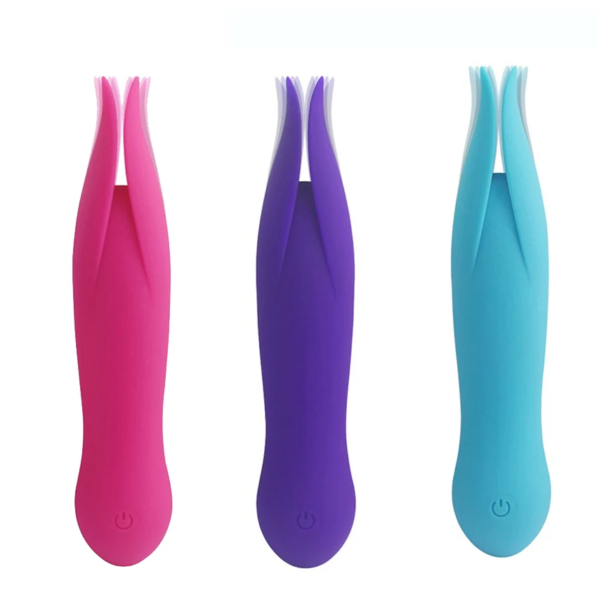 Free Custom Box - G-spot Clip Vibrator Female Nipple Labia Clamp Clitoris Stimulator Sex Toy for Woman Vaginal Massager Sex Tool