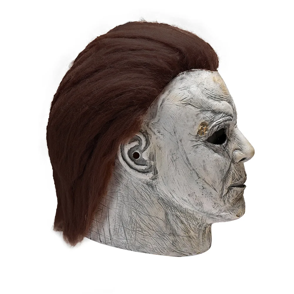 Michael Myers Halloween-Maske Aus Latex – Ganzkopfmaske Für Erwachsene, Gruselig & Atmungsaktiv