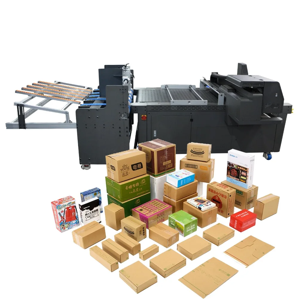 Sunthinks Printer Logo Carton One Pass Digital Corrugated Box Printer