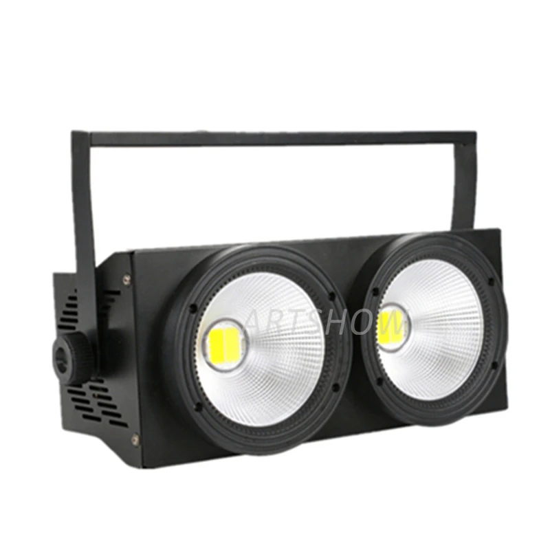 2x100W LED COB Blinder DMX Stage Studio Light Warm White Cold White 2IN1 RGBW 4IN1 2 Eyes Cob Blinder Stage Light for Dj Club
