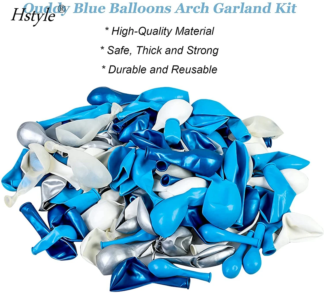 Palloncini blu rotondi di compleanno per feste e party | Acquisti Online su
