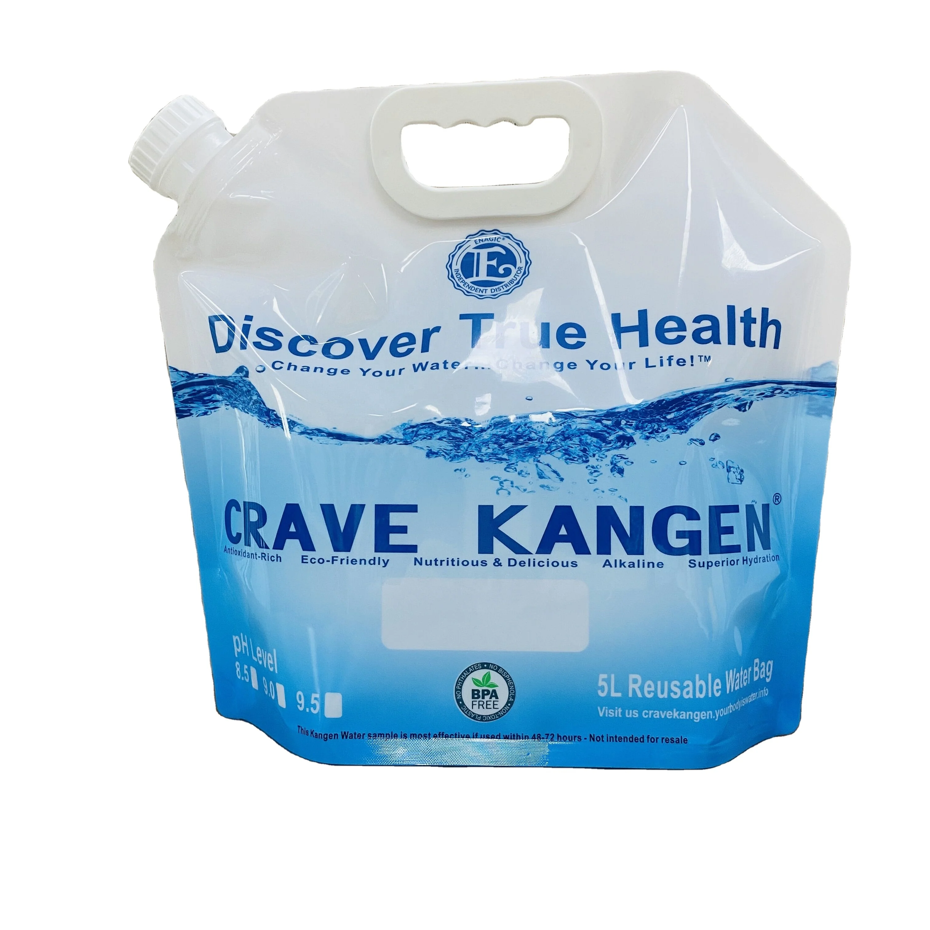 Hot Sale 5L Collapsible Folding Kangen Water Bag Outdoor  China Bib Bag  in Box  MadeinChinacom