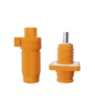 Screw type-plug-orange