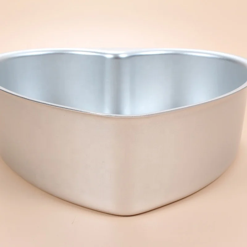 Tortiera A Forma Di Cuore In Alluminio Antiaderente – Set 6, 8 E 10 Pollici Per Torte, Formaggio, Muffin E Dessert – Ideale Per Feste, Matrimoni E Compleanni