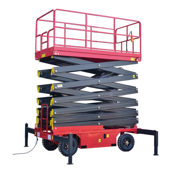 300KG 6M 8M 12M Mini Self-propelled Hydraulic Lift Electric Battery Mobile Scissor Lifting Platform