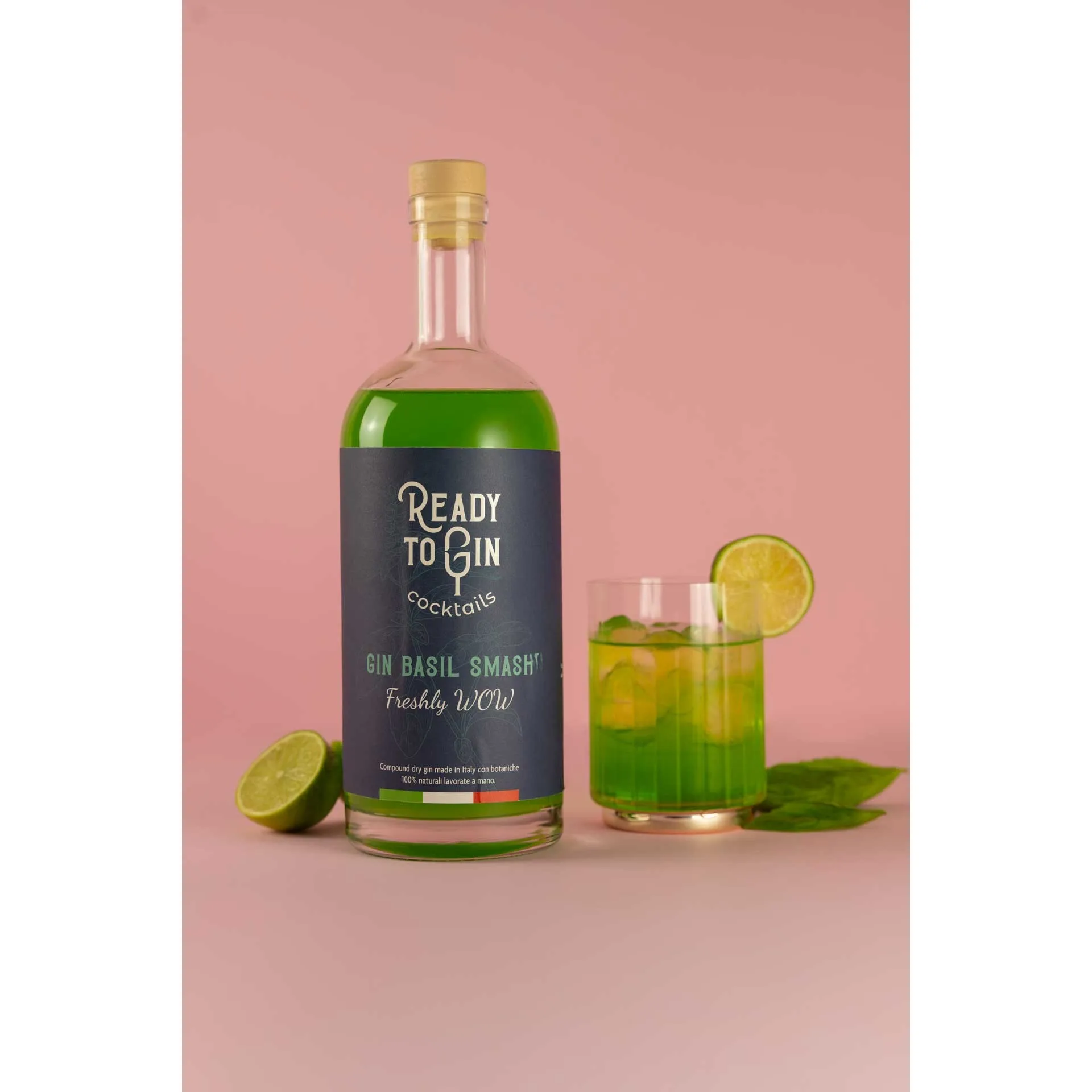 Ready To ジン バジル スマッシュ 1L グリーン カクテル すぐに飲める