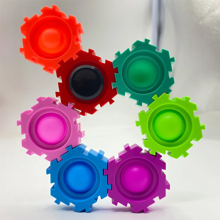 EE588感覚フィジェットブロックスピナー減圧おもちゃジャイロ