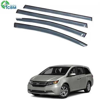 Auto exterior accessories rain shield sun shade wind deflectors window visor for car 11-15