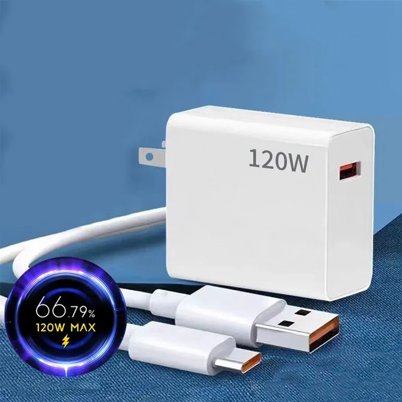 JYD 120W 100W 66W Super Fast Charger Phone Quick Charger Adapter 6A Type-C  Cable for XIAOMI REDMI HUAWEI Honor Mate40 30nova