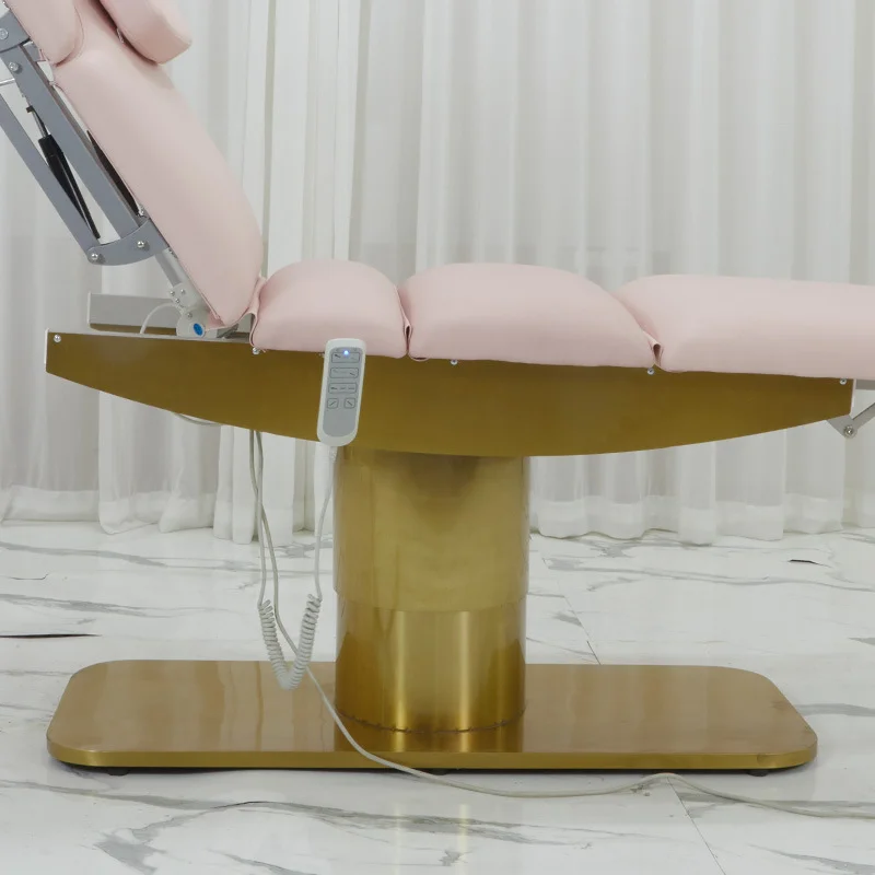 Symb22 New Remote Control Electric Beauty Bed Pink With Adjustable