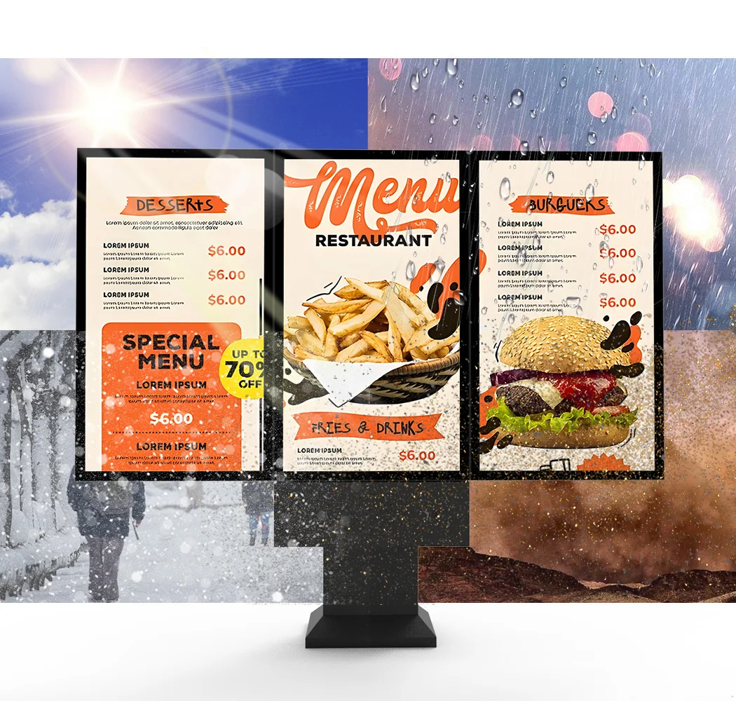 Drive-thru Digital Menu Boards Outdoor For Restaurant - Buy Drive Thru ...