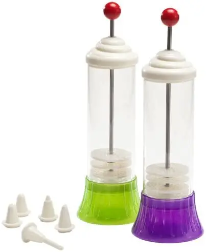 Food Grade Hand Cream Maker Metal and Plastic Milk Frother With Dessert Tools Steel Cream Charger Whipped Cream Dispenser