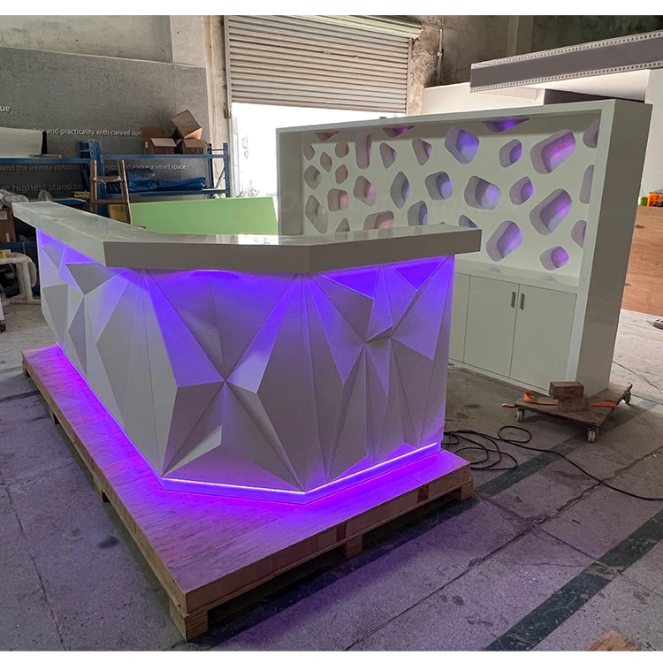 Modern L Shape Bar Counter - Durable & Stylish Furniture