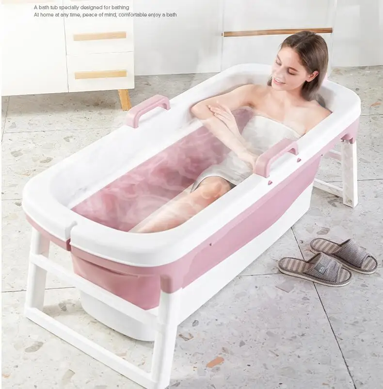 bathing barrels adult foldable bath tub children whole body