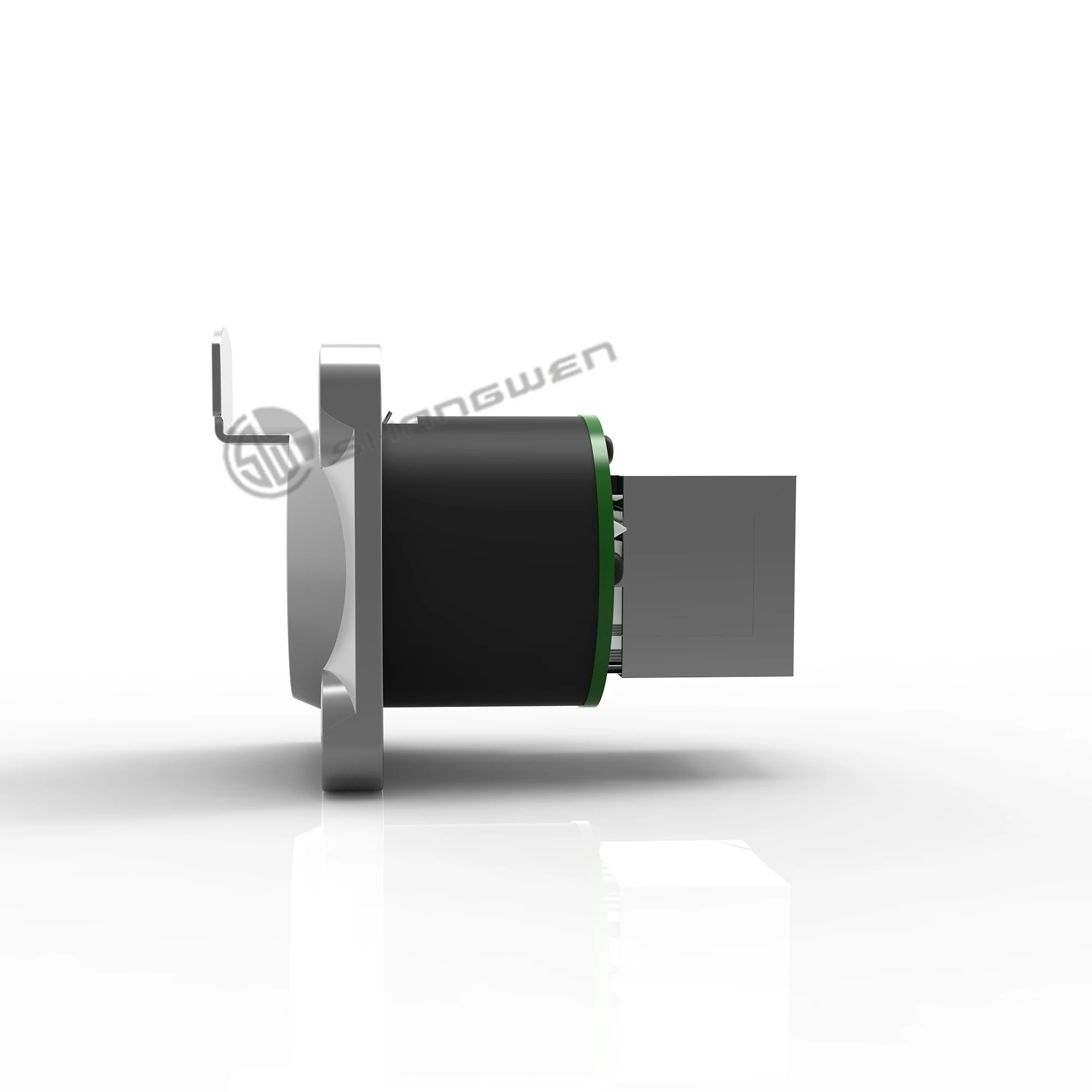 RJ45 Male Connector Waterproof Aviation Dual Port Circular Signal Panel Cat6 Ethernet Cable Metal Ethernet Accessories RJ45 Plug