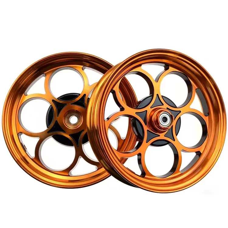 10 "dio Disc Brake Rear Wheel 22 Teeth Golden Electric Motorcycle