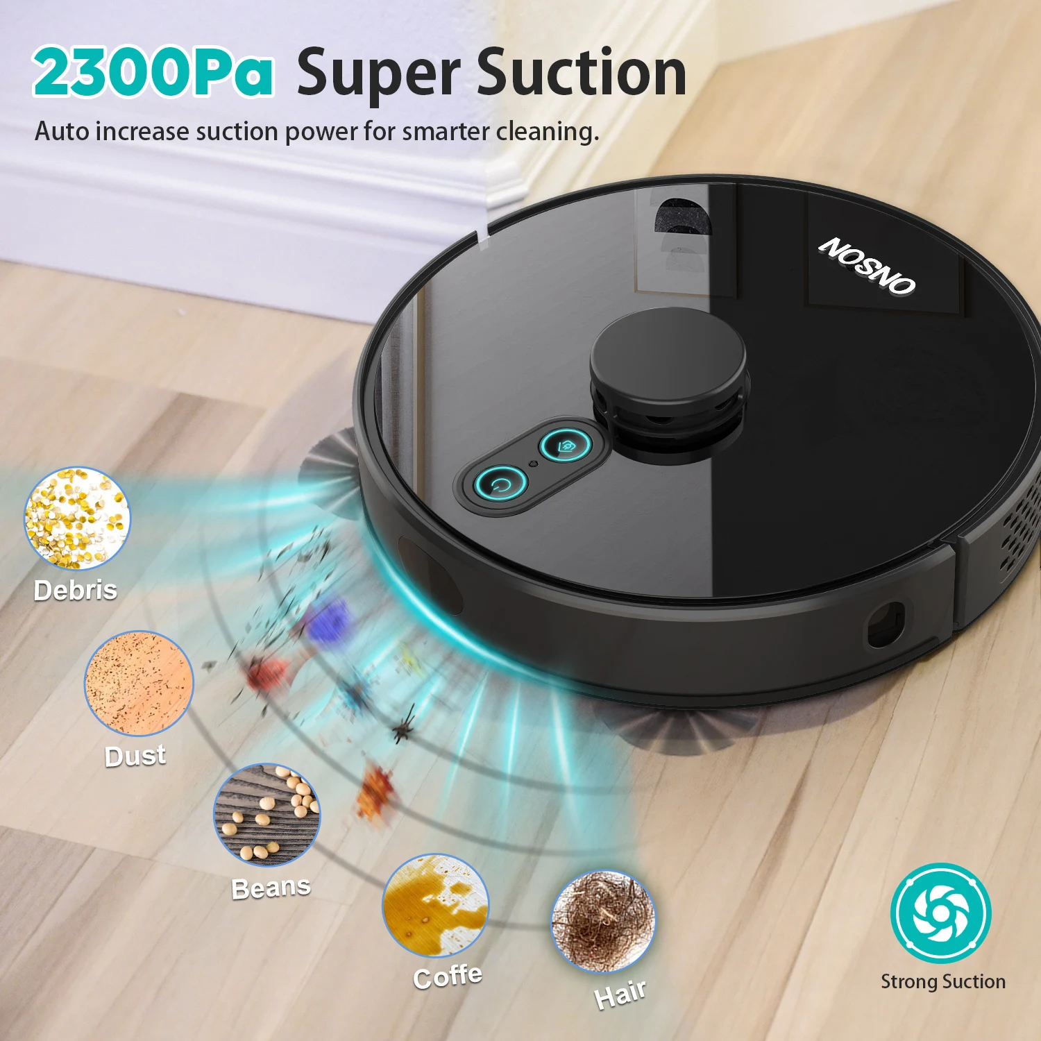 Auto Floor Robot Vacuum Cleaner Wifi Intelligence Mop Sweeper Smart