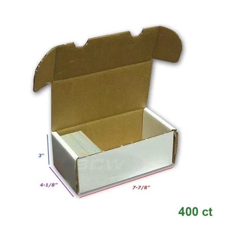 Custom Cardboard Game Card Storage Box Baseball Sports Trading Card