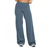Pantalon évasé coupe classique gris bleu