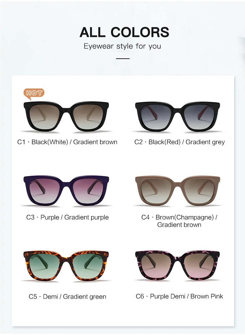 Oversized Square Polarised Sunglasses Retro Style For Men_voghion.com