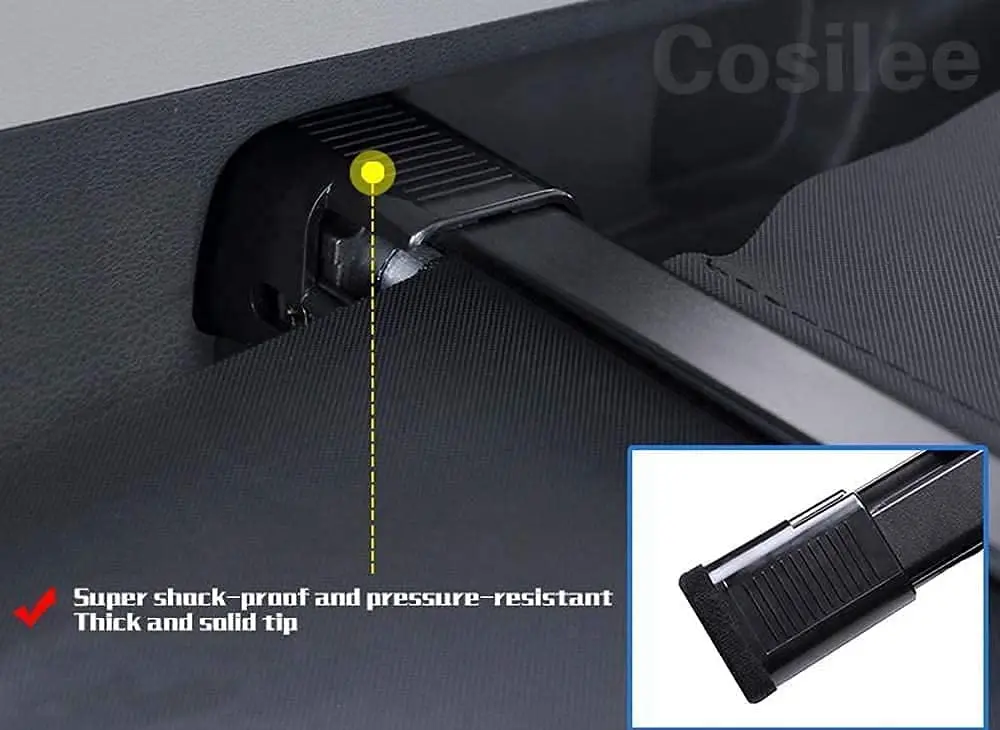 Aluminum Waterproof Retractable Tonneau Cover For Jeep Cherokee 0610