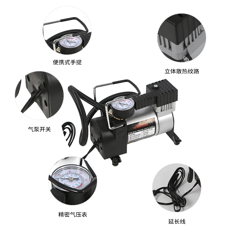 Compressor Barometer Precision Barometer Mechanical Pointer Car Pump Low Noise 12v High ...