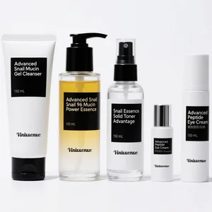 Korean Organic Snail Mucin Collagen Set for Facial Skincare Whitening Moisturizing Skin Care Products Snail Mucin Collagen Set