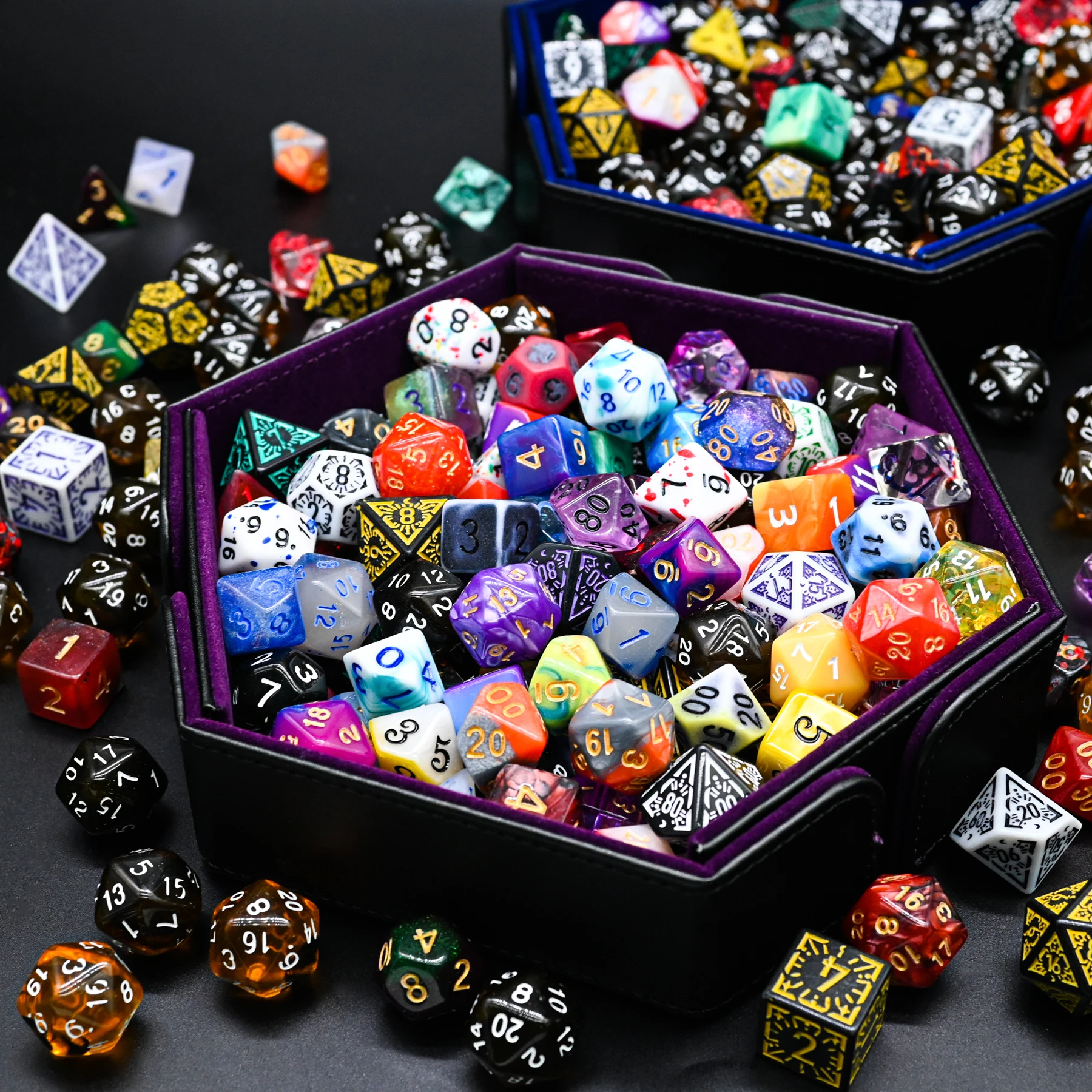 Dnd - Set di 6 dadi da 7 42 pezzi Dnd Dice, Dungeons and Dragons Dadi Dnd - Set di 6 dadi da 7 42 pezzi Dnd Dice, Dungeons and Dragons Dadi