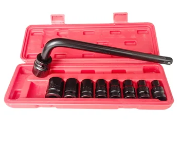 Car tools, including impact sleeve, L-bar and storage box, suitable for car maintenance