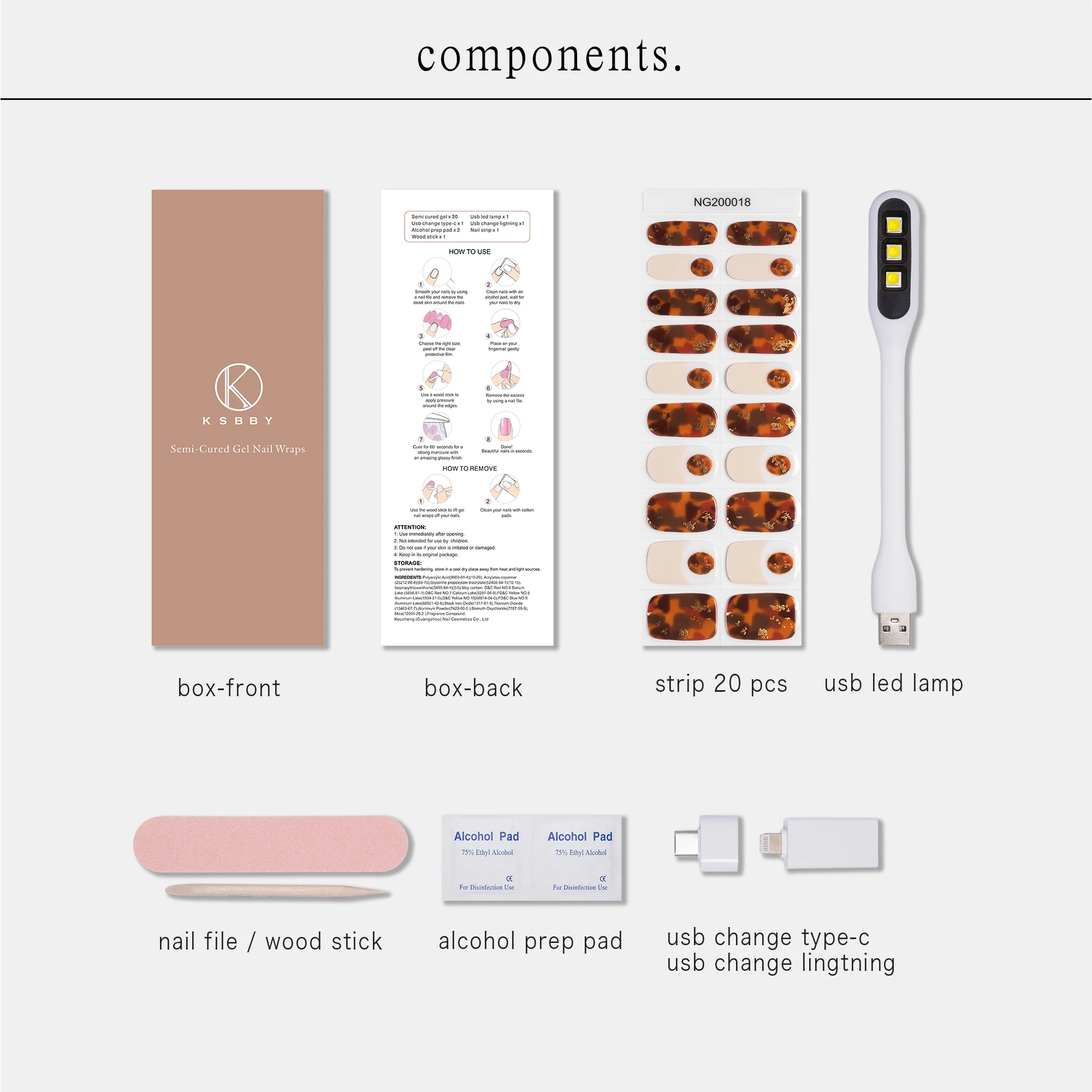 KS006, лидер продаж, 3D осенние зимние наклейки для дизайна ногтей, модные коричневые сахарные маникюрные обертки от фабрики в Гуанчжоу, бесплатный образец