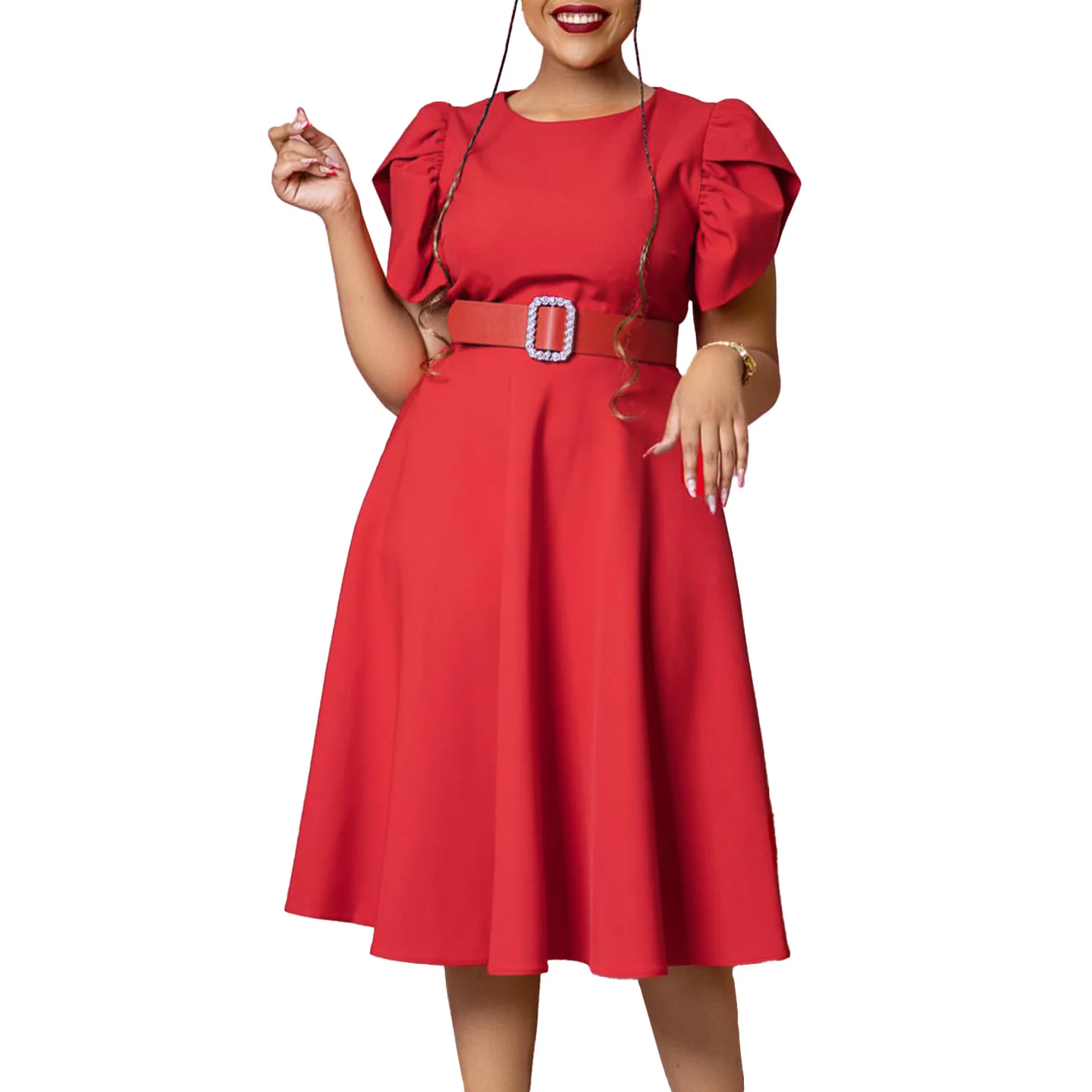 Wholesale casual office ladies dress New fashion women formal dresses office lady elegant women dresses casual ummer office lady bussiness dresses