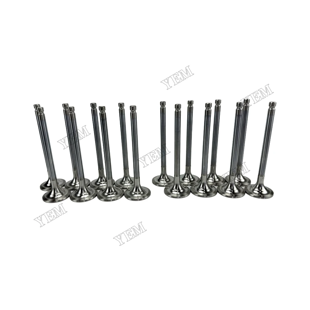 For Perkins 4008TAG2 Intake & Exhaust Valves Genuine Engine Parts