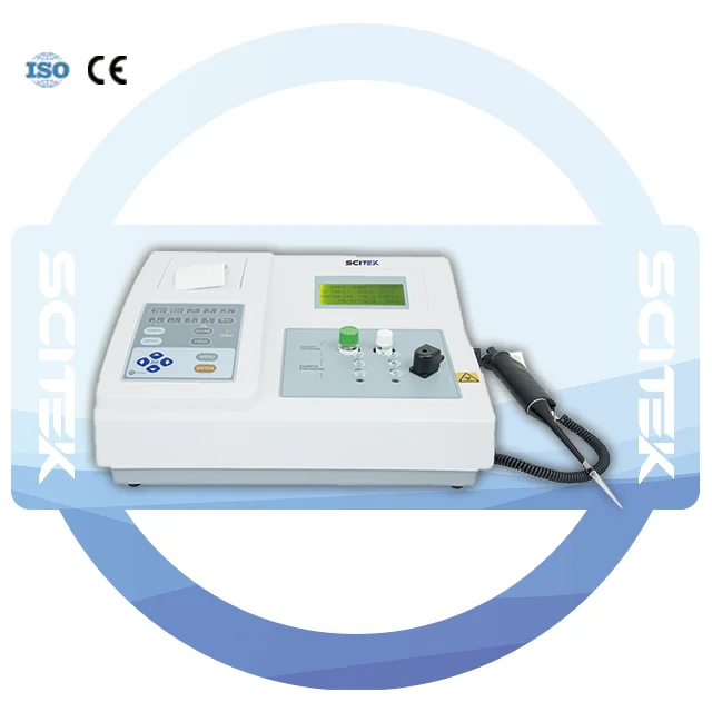 SCITEK Semi-auto Coagulation Analyzer 10000 test Result 4 Different Parameters Analysis in the Same Time Coagulation Analyzer