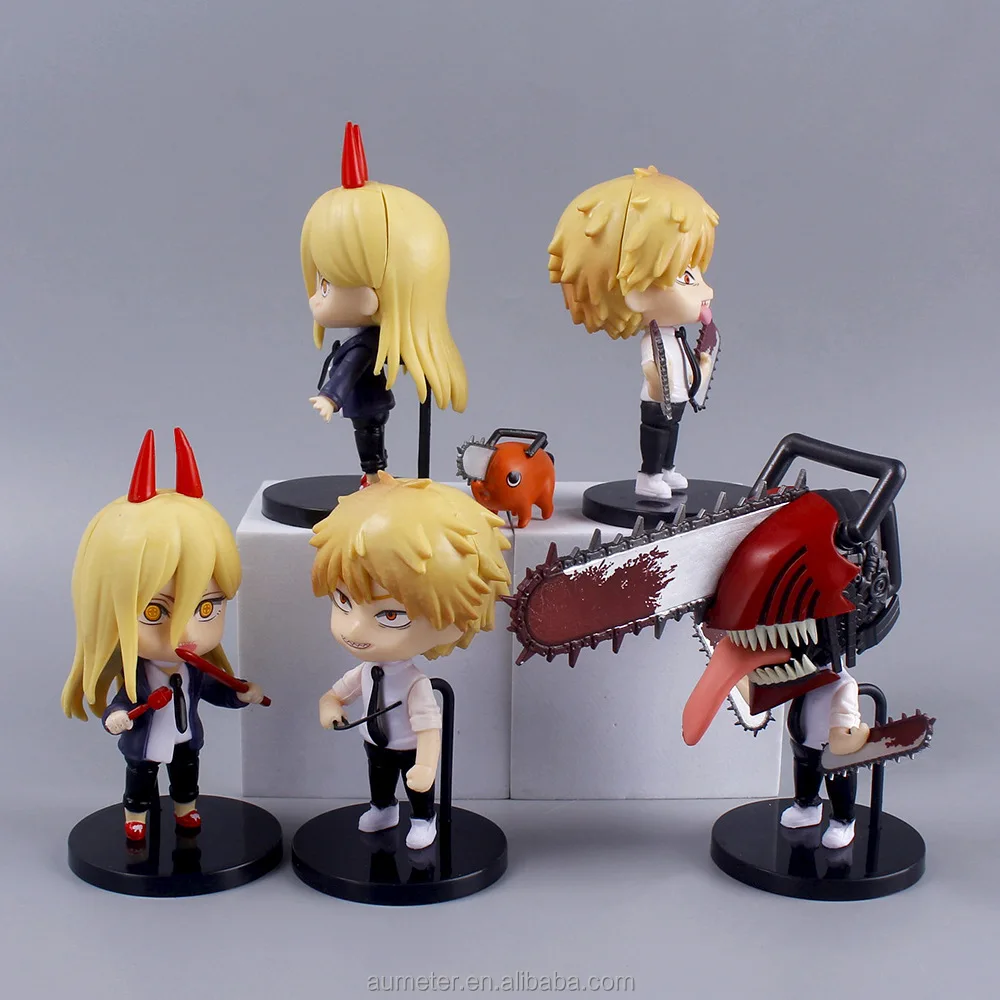 2023 New Cartoon Chainsaw Man Pvc Anime Figure Denji Power Action