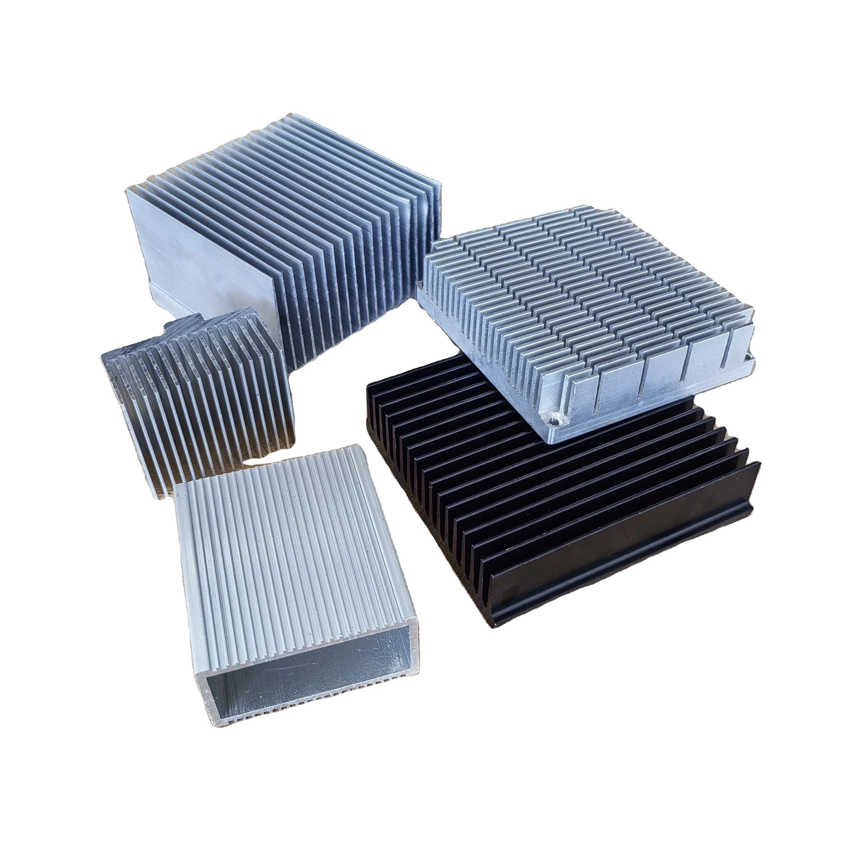 Free Sample Custom Extrusion Led square Aluminum Body Heatsink Heat Sinks
