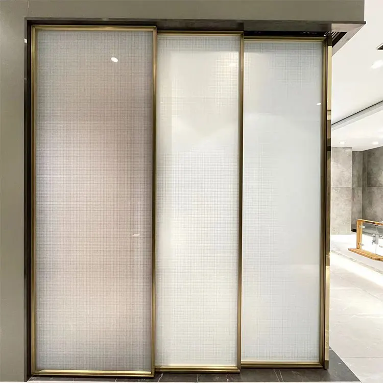 Luxury Golden Narrow Frame Door