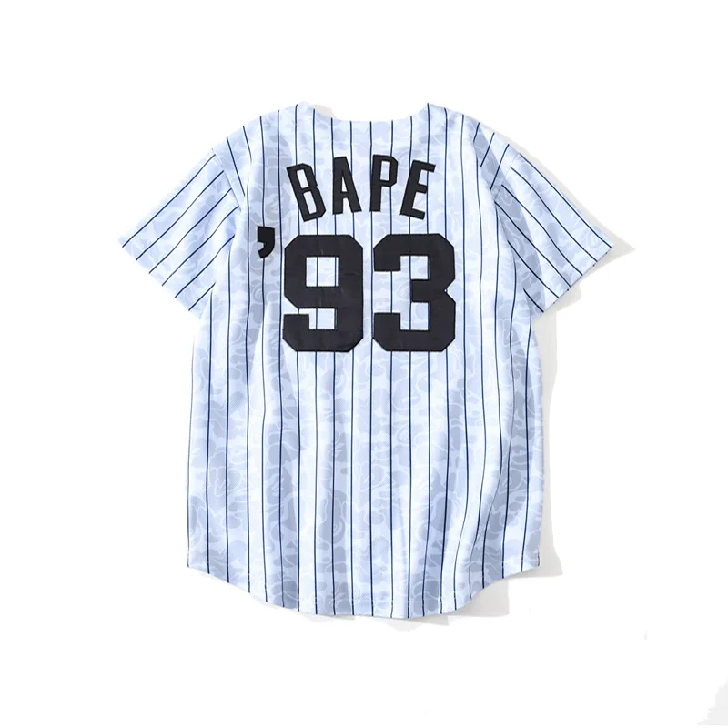 Bape, Shirts, Bape X Mitchell Ness Yankees Baseball Jersey