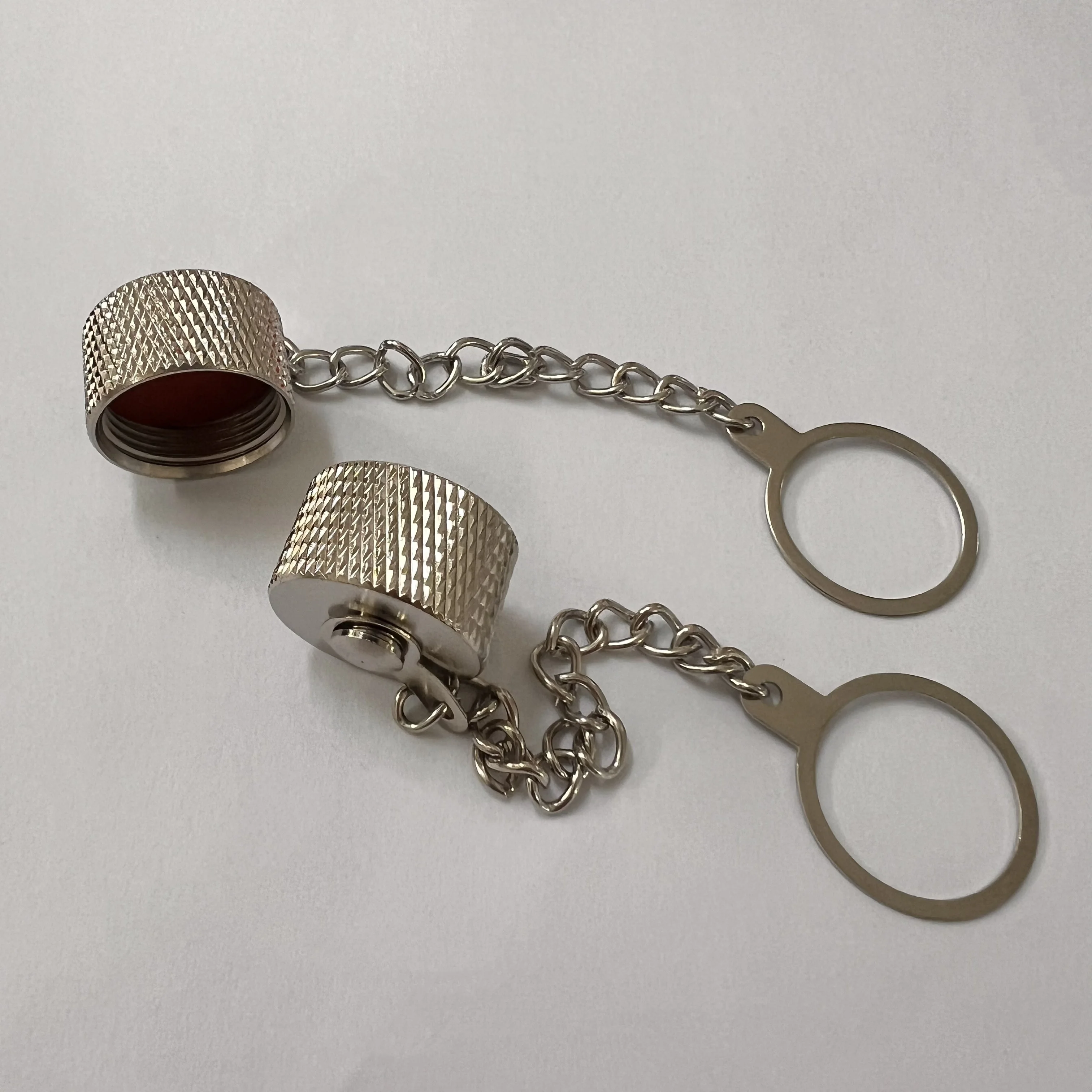 product in stock copper chain n dust cap for n type coaxial connector protector dust cap-2
