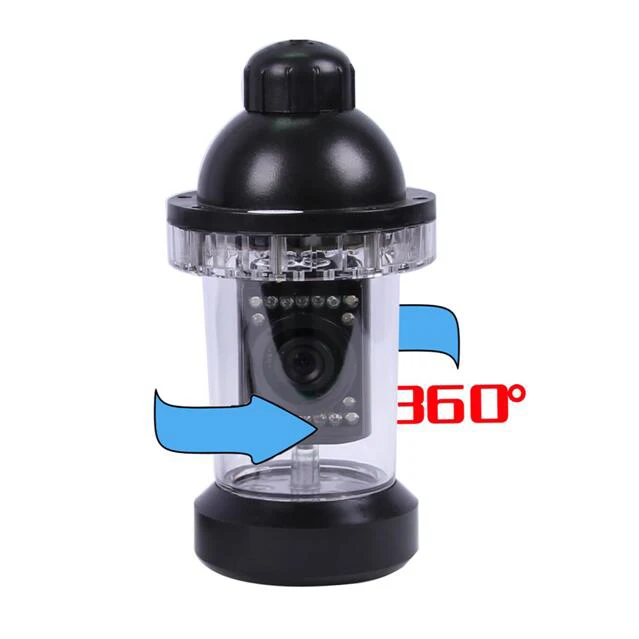 Underwater Monitoring and Control System with 20 to 150 Meter Cable 360 Degree Rotating Camera