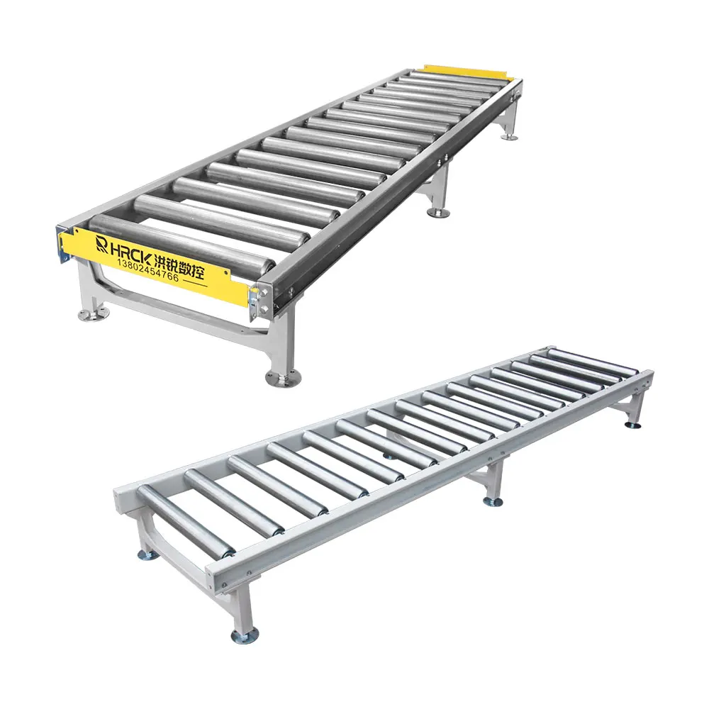 Hongrui Factory Custom Adjustable Speed Table Roller Conveyor